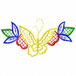 Butterfly Embroidery Design 9 Butterfly Embroidery Design 9